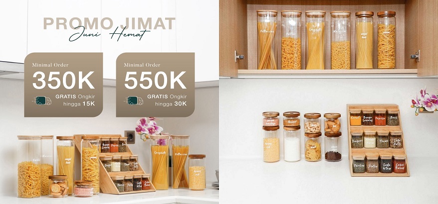 Gunakan Rak Bumbu Dapur dari Grinn Living dan Jadikan Ruangan Dapur Kamu Rapi dan Nyaman