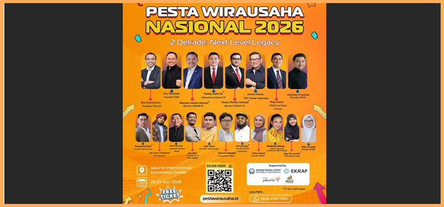 Pesta Wirausaha Nasional 2026 Dorong Kolaborasi dan Pertumbuhan Bisnis di Era AI